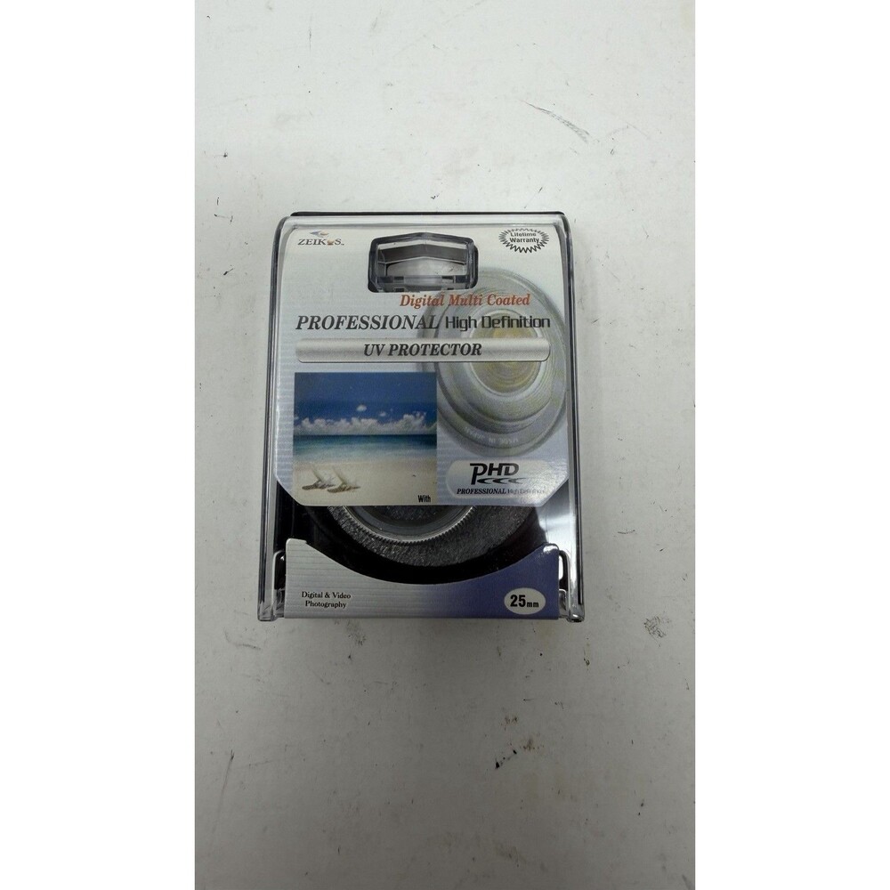 25mm Zeikos UV Protector Filter Digital Multi Coated New Sealed